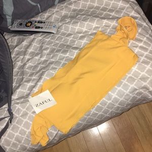 Mustard bikini/crop top